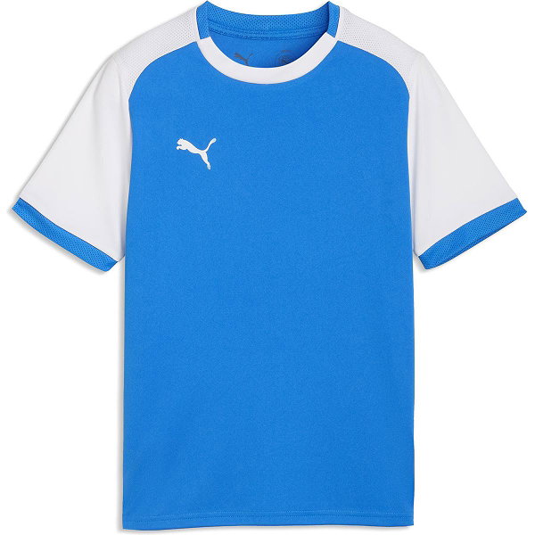 Puma Teamliga Matchday Maillot Manches Courtes Enfants - Royal / Blanc