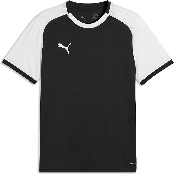 Puma Teamliga Matchday Trikot Kurzarm Herren - Schwarz / Weiß