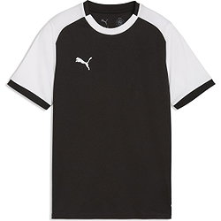 Puma Teamliga Matchday Trikot Kurzarm Kinder - Schwarz / Weiß