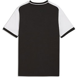 Présentation: Puma Teamliga Matchday Maillot Manches Courtes Enfants - Noir / Blanc