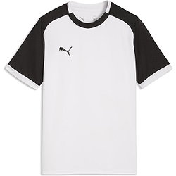 Puma Teamliga Matchday Trikot Kurzarm Kinder - Weiß / Schwarz