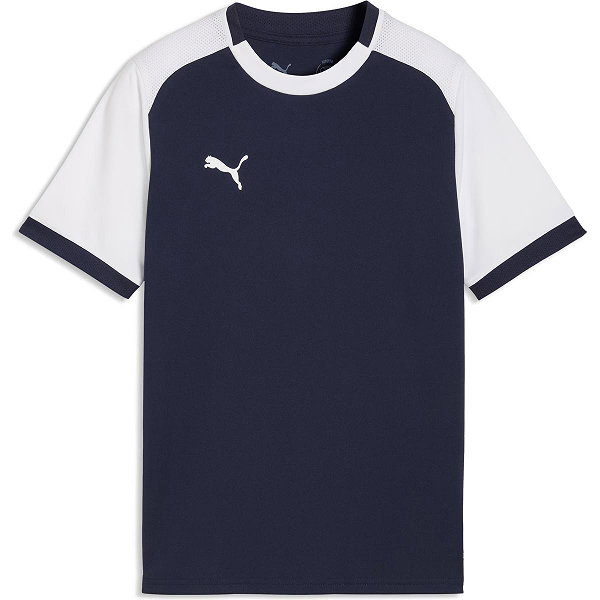 Puma Teamliga Matchday Maillot Manches Courtes Enfants - Marine