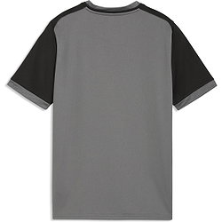Présentation: Puma Teamliga Matchday Maillot Manches Courtes Enfants - Gris / Noir