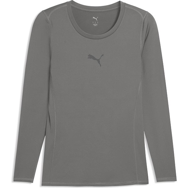 Puma Teamliga Baselayer Maillot Manches Longues Hommes - Gris