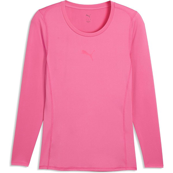 Puma Teamliga Baselayer Maillot Manches Longues Hommes - Rose Fluo