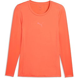 Présentation: Puma Teamliga Baselayer Maillot Manches Longues Hommes - Orange Fluo