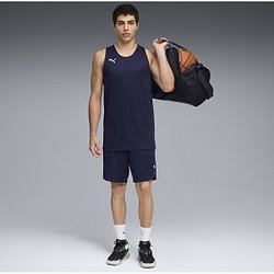 Voorvertoning: Puma Teamjaws Starter Basketbalshirt Heren - Marine