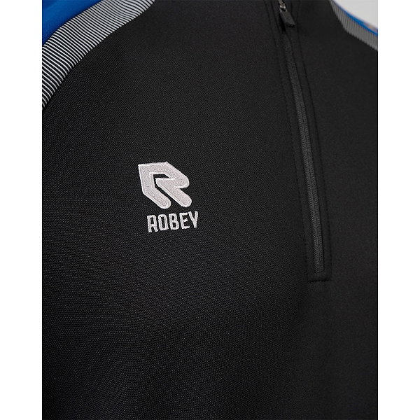 Robey Performance 2.0 Ziptop Enfants - Noir / Royal