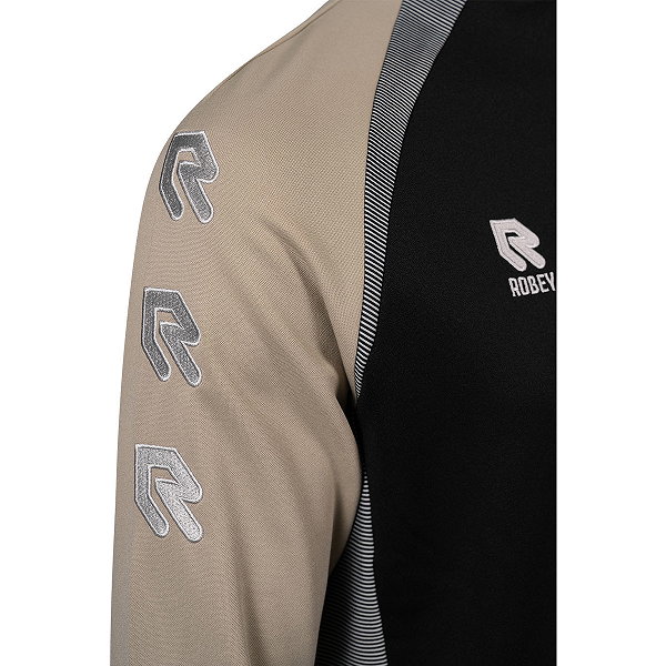 Robey Performance 2.0 Ziptop Heren - Zwart / Beige