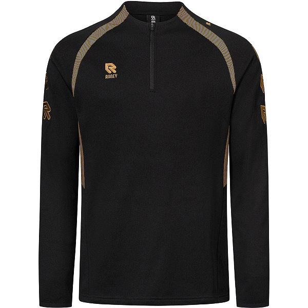 Robey Performance 2.0 Ziptop Enfants - Noir / Or