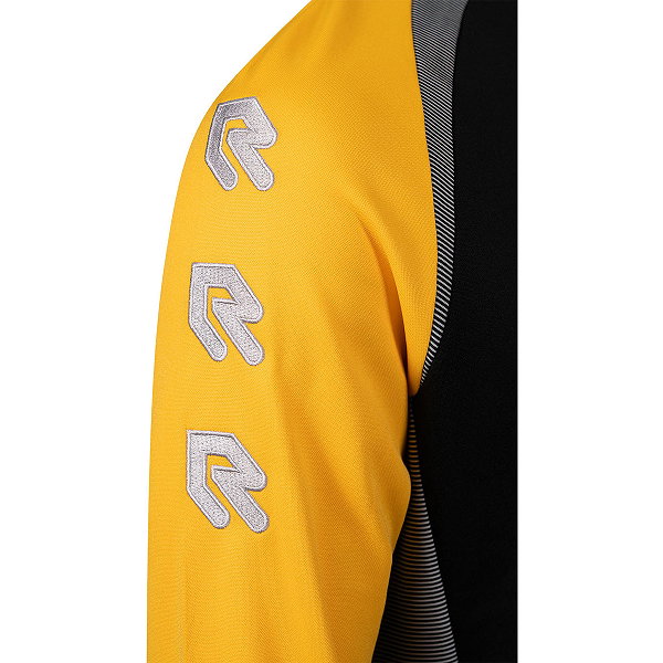 Robey Performance 2.0 Ziptop Hommes - Noir / Jaune
