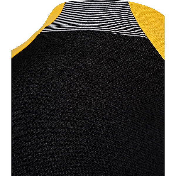 Robey Performance 2.0 Ziptop Hommes - Noir / Jaune