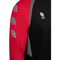 Présentation: Robey Performance 2.0 Ziptop Hommes - Noir / Rouge