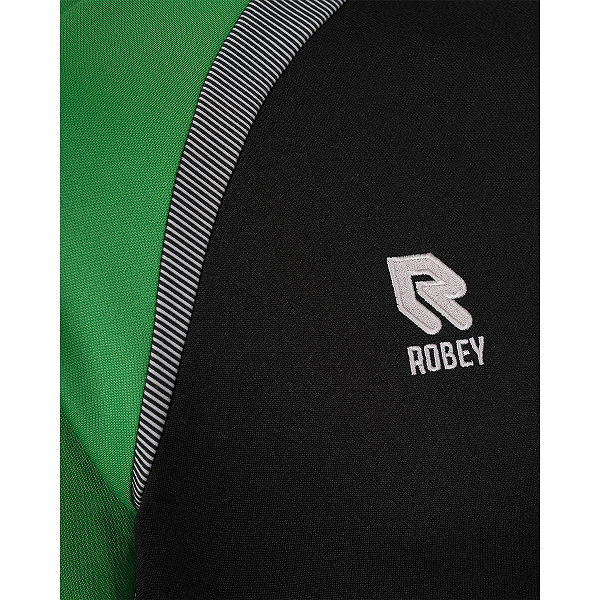 Robey Performance 2.0 Ziptop Enfants - Noir / Vert