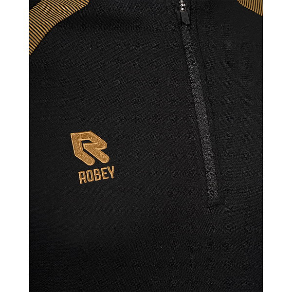 Robey Performance 2.0 Ziptop Herren - Schwarz / Gold
