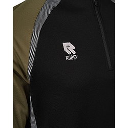 Présentation: Robey Performance 2.0 Ziptop Hommes - Noir / Olive