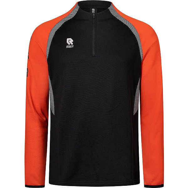Robey Performance 2.0 Ziptop Heren - Zwart / Oranje