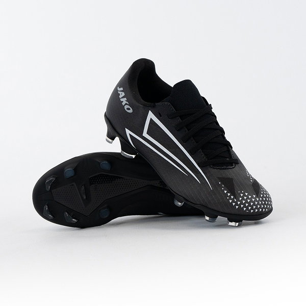 Jako Rs89 Academy Chaussures De Foot Fg Enfants - Noir / Blanc