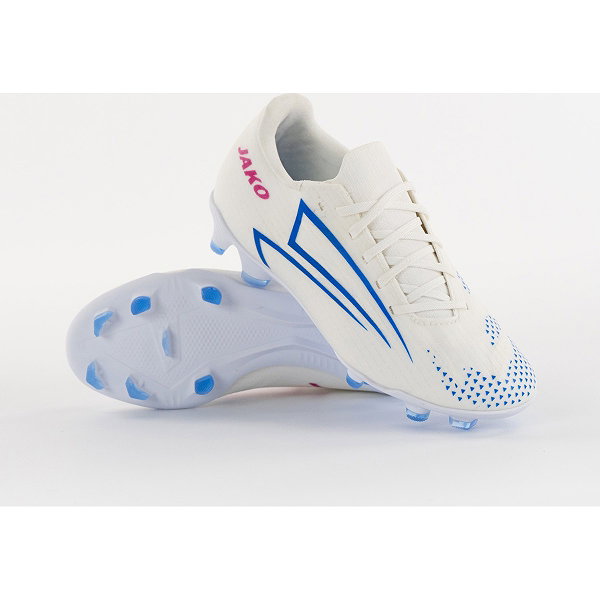 Jako Rs89 Academy Chaussures De Foot Fg Enfants - Blanc / Rouge / Bleu