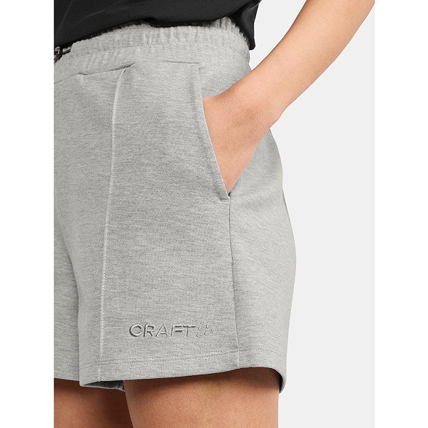 Craft Adv Join Short Sweat Femmes - Gris Mélange