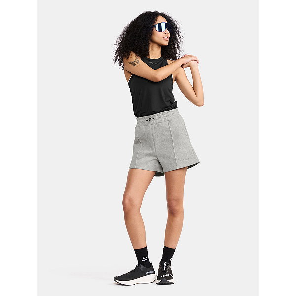 Craft Adv Join Short Sweat Femmes - Gris Mélange