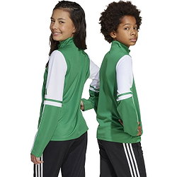 Présentation: Adidas Squadra 25 Ziptop Enfants - Vert / Blanc
