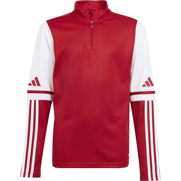 Adidas Squadra 25 Ziptop Kinder - Rot / Weiß
