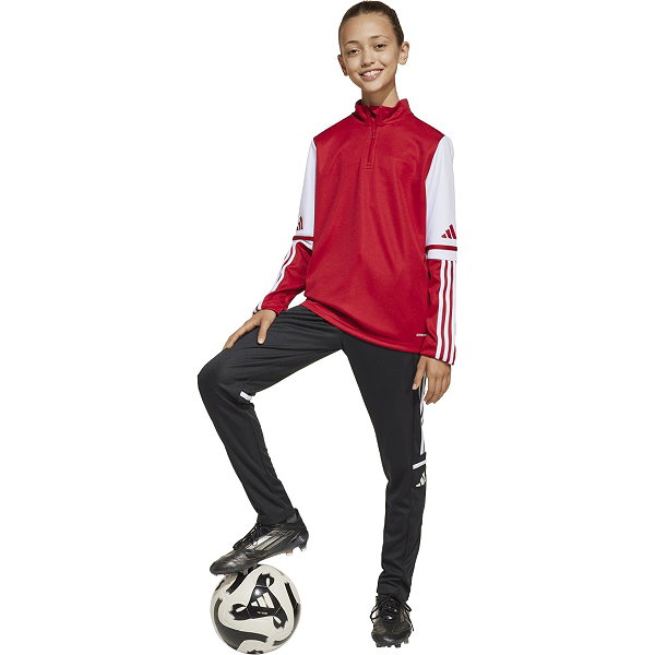 Adidas Squadra 25 Ziptop Kinder - Rot / Weiß