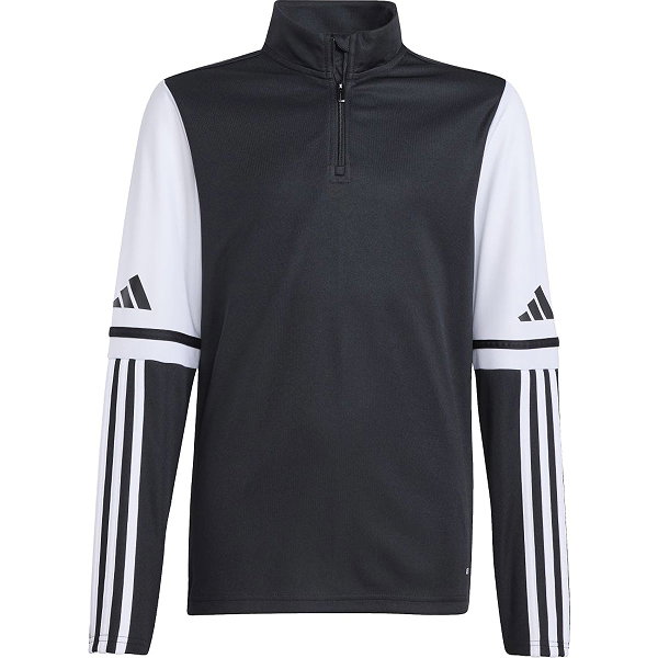 Adidas Squadra 25 Ziptop Enfants - Noir / Blanc
