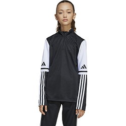 Présentation: Adidas Squadra 25 Ziptop Enfants - Noir / Blanc