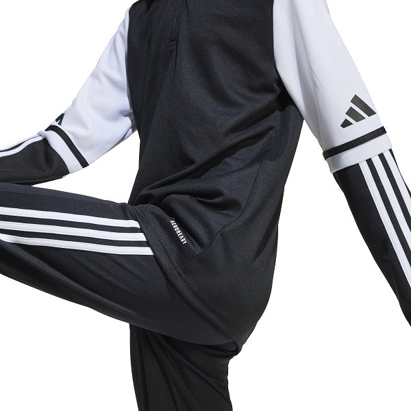 Adidas Squadra 25 Ziptop Enfants - Noir / Blanc
