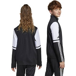 Présentation: Adidas Squadra 25 Ziptop Enfants - Noir / Blanc