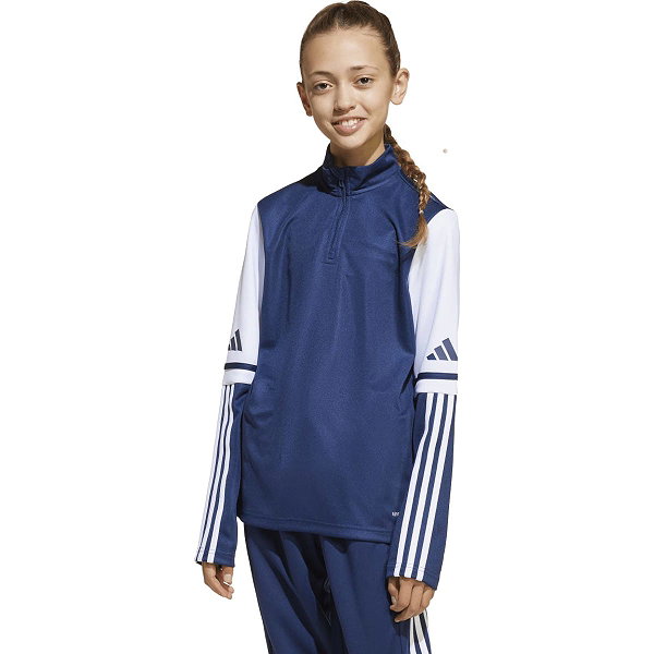 Adidas Squadra 25 Ziptop Enfants - Marine / Blanc