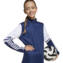 Présentation: Adidas Squadra 25 Ziptop Enfants - Marine / Blanc