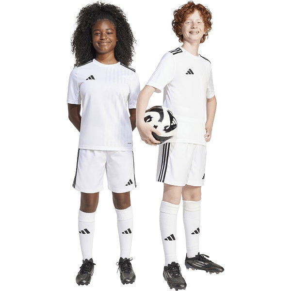 Adidas Tastigo 25 Short Enfants - Blanc / Noir