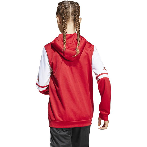 Adidas Squadra 25 Sweat À Capuche Enfants - Rouge / Blanc