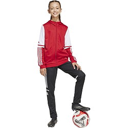 Présentation: Adidas Squadra 25 Sweat À Capuche Enfants - Rouge / Blanc