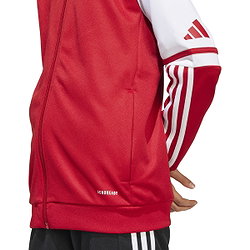 Présentation: Adidas Squadra 25 Sweat À Capuche Enfants - Rouge / Blanc