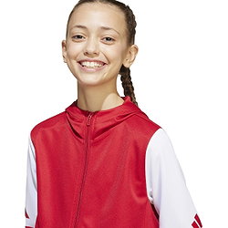 Présentation: Adidas Squadra 25 Sweat À Capuche Enfants - Rouge / Blanc