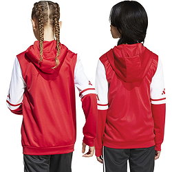 Présentation: Adidas Squadra 25 Sweat À Capuche Enfants - Rouge / Blanc