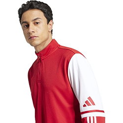 Présentation: Adidas Squadra 25 Ziptop Hommes - Rouge / Blanc