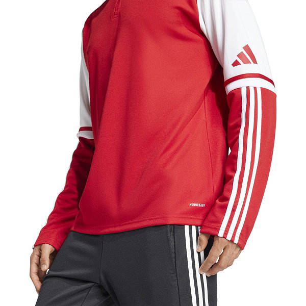 Adidas Squadra 25 Ziptop Hommes - Rouge / Blanc