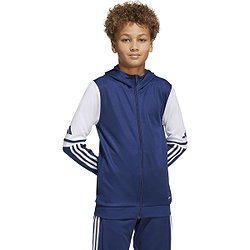 Présentation: Adidas Squadra 25 Sweat À Capuche Enfants - Marine / Blanc