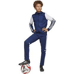 Présentation: Adidas Squadra 25 Sweat À Capuche Enfants - Marine / Blanc