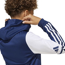 Présentation: Adidas Squadra 25 Sweat À Capuche Enfants - Marine / Blanc