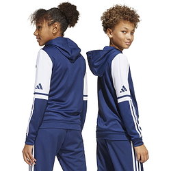 Présentation: Adidas Squadra 25 Sweat À Capuche Enfants - Marine / Blanc