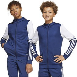 Présentation: Adidas Squadra 25 Sweat À Capuche Enfants - Marine / Blanc