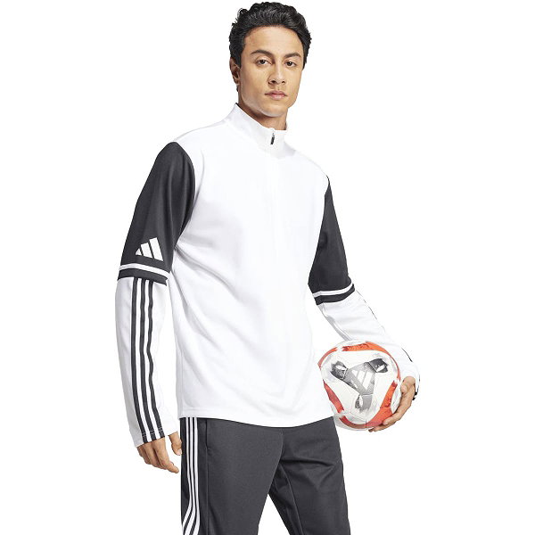 Adidas Squadra 25 Ziptop Hommes - Blanc / Noir