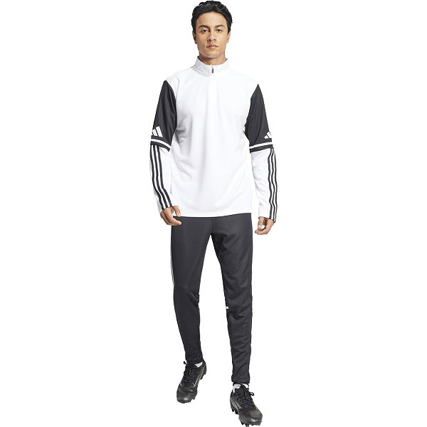 Adidas Squadra 25 Ziptop Hommes - Blanc / Noir