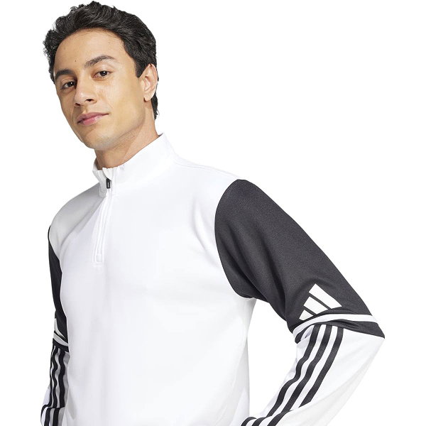 Adidas Squadra 25 Ziptop Hommes - Blanc / Noir
